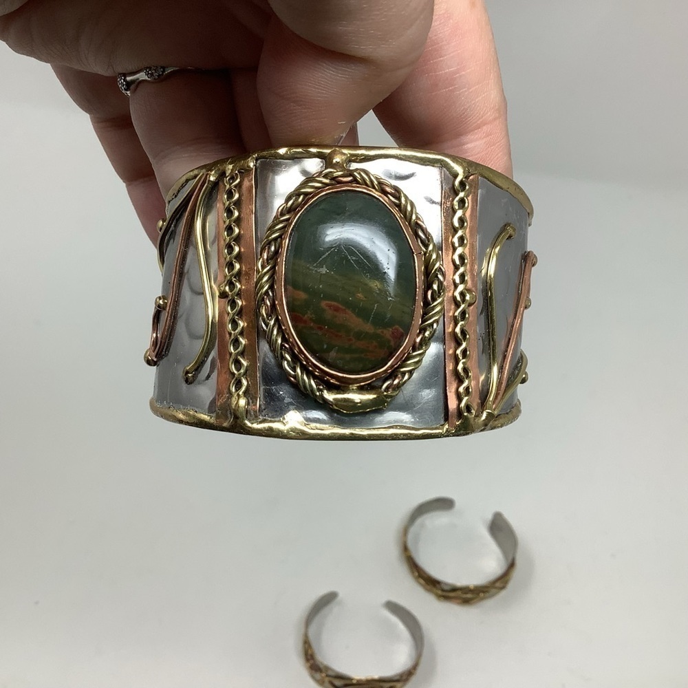 Three Boho Cuff Bracelets - image 2